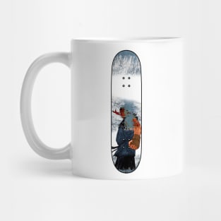 Distressed Skateboard Mug